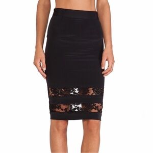 OLCAY GULSEN Silk Pencil Skirt